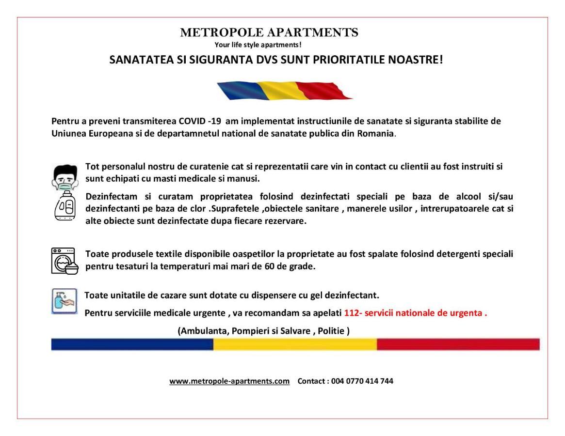 Metropole Apartments Royal Ateneum Bukarest Eksteriør billede
